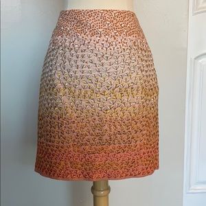 NWT Anthropologie HD in Paris ombré skirt, sz 2